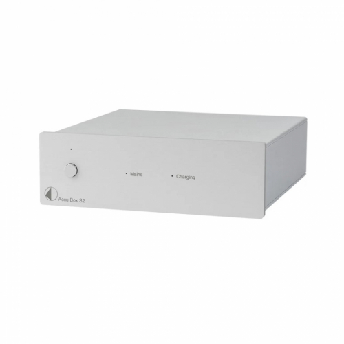 Pro-Ject Accu Box S2 batteridrevet strømforsyning, sølv i gruppen Øvrig / Strømprodukter - strømfiltre hos Ljudfokus (10203010055)