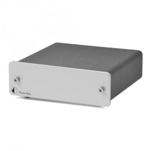 Pro-Ject Phono Box, RIAA-trinn for platespiller sølv i gruppen Vinyl / RIAA-trinn hos Ljudfokus (10203010193)