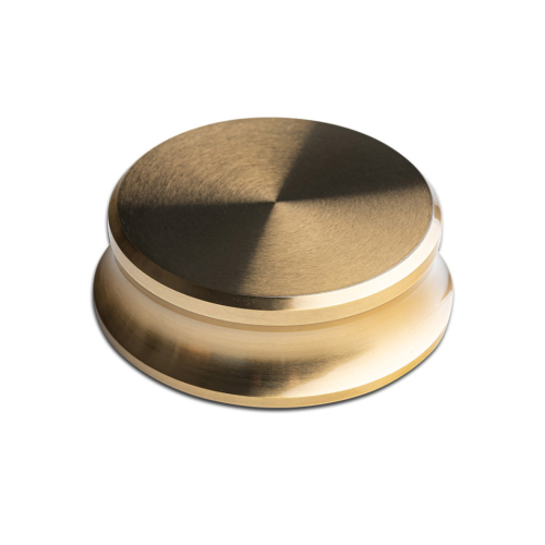 Pro-Ject Record Puck Brass Transparent 800 gram for platespiller i gruppen Vinyl / Platespillertilbehør hos Ljudfokus (102060516)