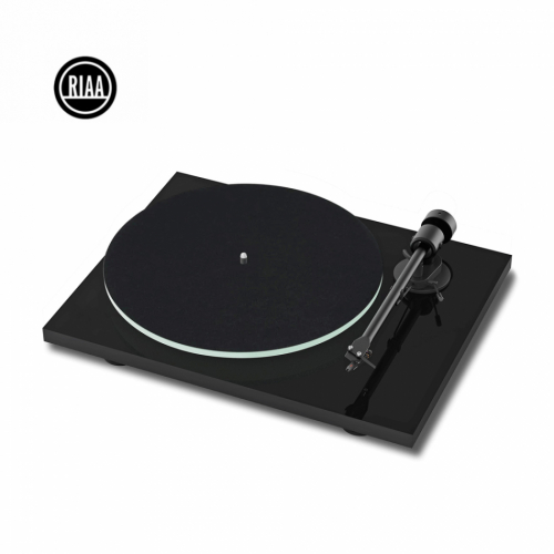 Pro-Ject T1 EVO Phono platespiller med Ortofon OM10-pickup, pianoblått i gruppen Vinyl / Platespillere hos Ljudfokus (102060658)