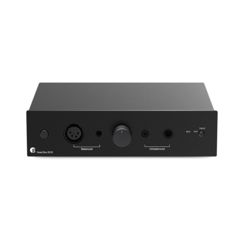 Pro-Ject Head Box S3 B kompakt fullbalansert hodetelefonforsterker, svart i gruppen Hodetelefoner / Hodetelefonforsterkere & digitale musikkspillere hos Ljudfokus (102HEADBOXS3B)