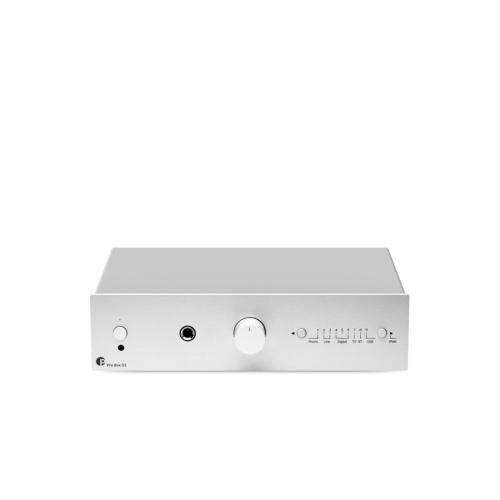 Pro-Ject Pre Box S3 kompakt forforsterker med Bluetooth & DAC, sølv i gruppen Forsterkere / Stereoforsterkere hos Ljudfokus (102PREBOXS3S)