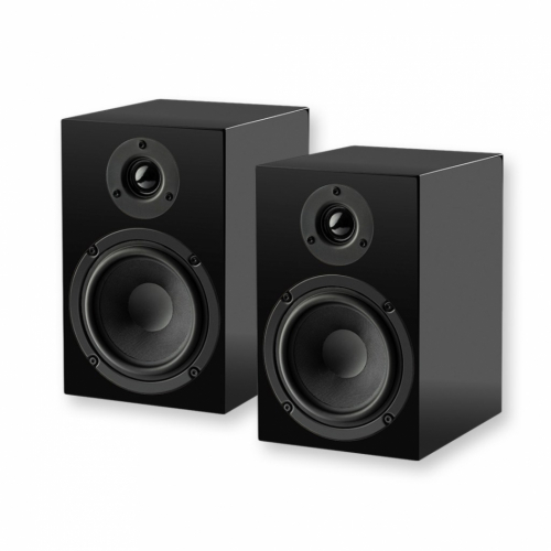 Pro-Ject Speaker Box 5E stativhøyttalere, svart par i gruppen Høyttalere / Stativhøyttalere hos Ljudfokus (102SB5EB)