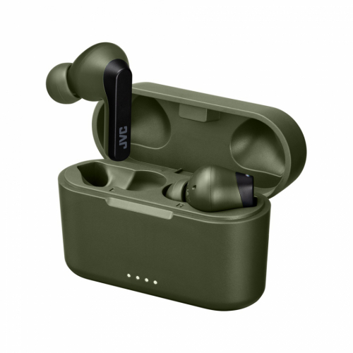 JVC HA-A9T True Wireless in-ear hodetelefoner, grønn i gruppen Hodetelefoner / Trådløse hodetelefoner hos Ljudfokus (130HAA9TG)