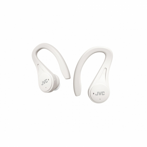 JVC HA-EC25T True Wireless sporthodetelefoner, hvit i gruppen Hodetelefoner / Trådløse hodetelefoner hos Ljudfokus (130HAEC25TW)
