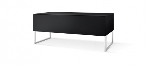 Norstone Khalm 140 mediabenk, pianoblack i gruppen Møbler & fester / HiFi-rack & mediabenker hos Ljudfokus (143KHALM140BK)