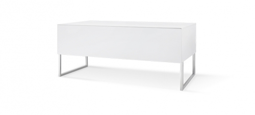 Norstone Khalm 140 mediabenk, pianohvit i gruppen Møbler & fester / HiFi-rack & mediabenker hos Ljudfokus (143KHALM140WH)