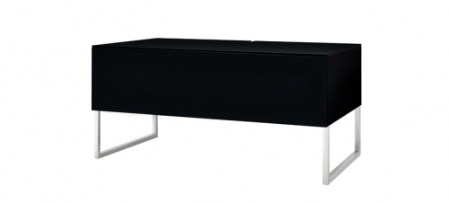 Norstone Khalm 100 mediabenk, pianoblack i gruppen Møbler & fester / HiFi-rack & mediabenker hos Ljudfokus (143KHALMBK)