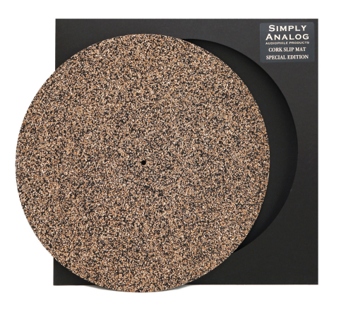 Simply Analog Cork Slipmat Special Edition, korkmatte for platespiller i gruppen Vinyl / Platespillertilbehør hos Ljudfokus (143SA1025)