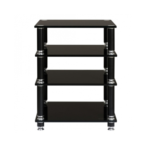 Norstone Stäbbl Hifi stereobenk, matt svart i gruppen Møbler & fester / HiFi-rack & mediabenker hos Ljudfokus (143STABBLHIFIBS)