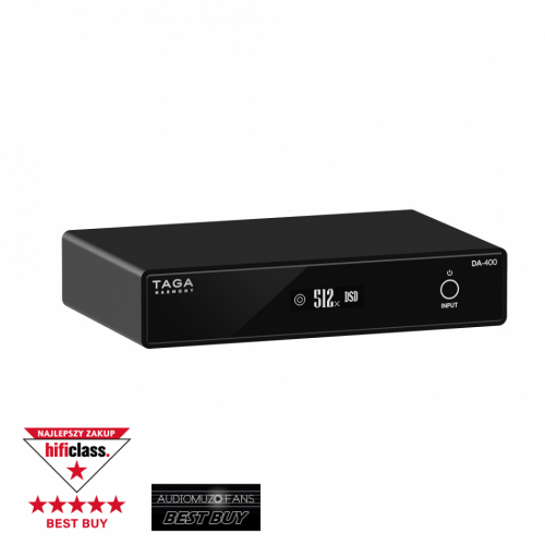 TAGA Harmony DA-400, DAC med DSD- og MQA-støtte i gruppen Mediespillere / DAC hos Ljudfokus (148DA400)
