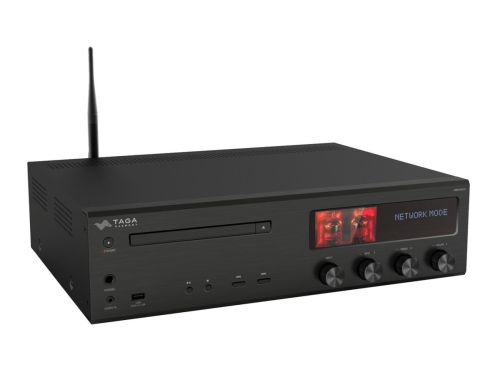 Taga Harmony HTR-1500CD nettverksreceiver med Bluetooth, CD & radio, svart i gruppen Forsterkere / Stereoforsterkere hos Ljudfokus (148HTR1500CDB)