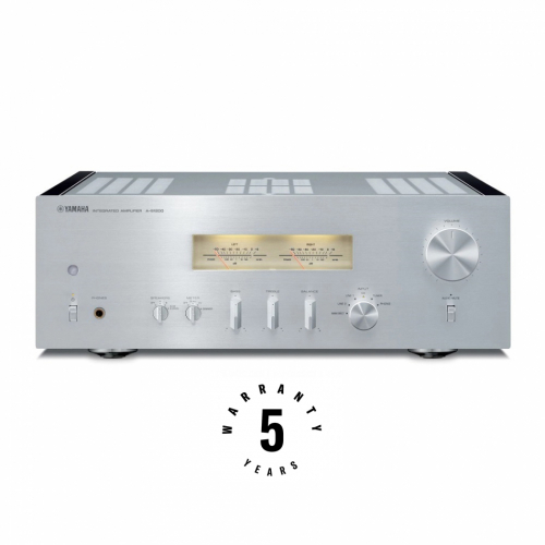 Yamaha A-S1200 stereoforsterker med VU-målere og vintage-design, sølv i gruppen Forsterkere / Stereoforsterkere hos Ljudfokus (159AS1200SIPB)