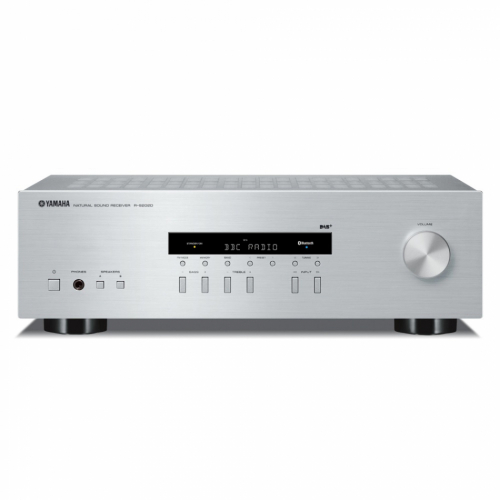 Yamaha R-S202D II stereoforsterker med Bluetooth & radio, sølv i gruppen Forsterkere / Stereoforsterkere hos Ljudfokus (159RS202DSI2)