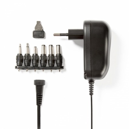 Nedis universal nettadapter 3-12V DC / 2.0A i gruppen Øvrig / Elektronikktilbehør hos Ljudfokus (176ACPA001)