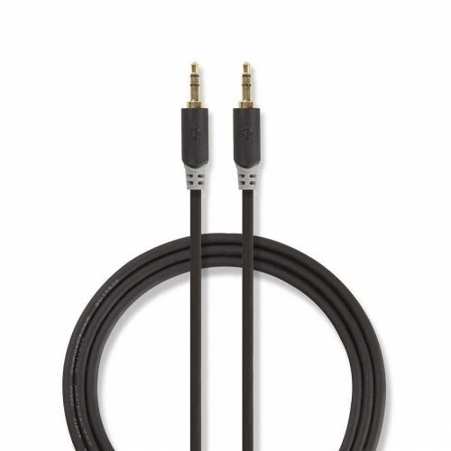 Nedis CAB-W22000, 3.5mm signalkabel i gruppen Kabler / Analoge lydkabler hos Ljudfokus (176CABW22000)
