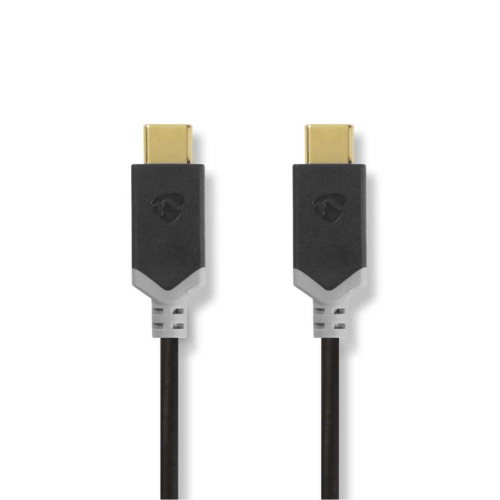 Nedis CCB-W64750AT USB 3.2 Gen2-kabel USB-C til USB-C, 1 meter i gruppen Kabler / Digitale lydkabler hos Ljudfokus (176CCBW64750AT10)