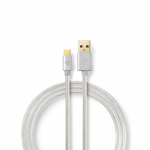 Nedis USB 2.0 USB-A til USB-C-kabel i gruppen Kabler / Digitale lydkabler hos Ljudfokus (176CCTB60600AL)