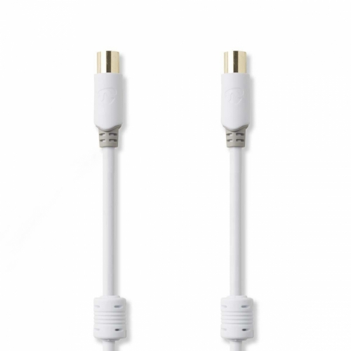 Nedis CSBW40015, 75 Ohm koaksial antennekabel med rette kontakter i gruppen Kabler / Digitale lydkabler hos Ljudfokus (176CSBW40015WT)