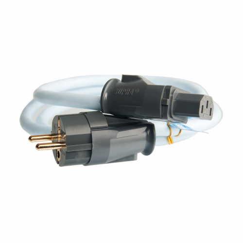 Supra Lorad 2.5 MKII strømkabel 10 Ampere, rett støpsel i gruppen Kabler / Strømkabler hos Ljudfokus (215LOR25CSEUAVAR)