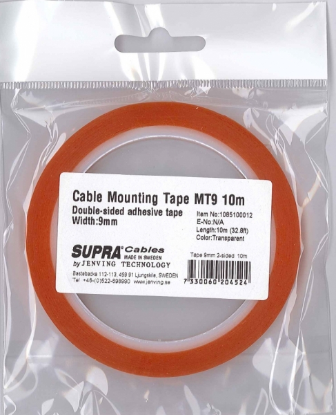 Supra MT9 - 10 meter (Kabelmonteringstejp) i gruppen Kabler / Styling hos Ljudfokus (215MT9)