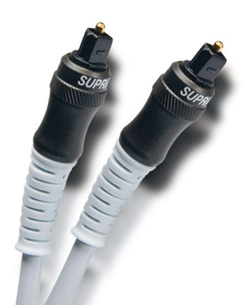 Supra ZAC optisk lydkabel Toslink, 1 meter i gruppen Kabler / Digitale lydkabler hos Ljudfokus (215ZACTOSLINK1)