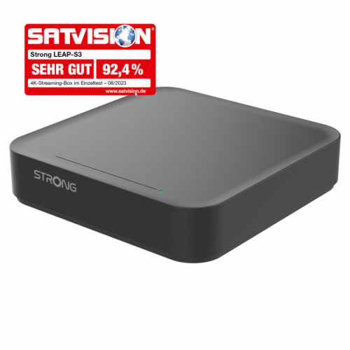 Strong LEAP-S3 mediespiller med Android-TV i gruppen Mediespillere / Blu-ray-spillere & mediespillere hos Ljudfokus (260LEAPS3)