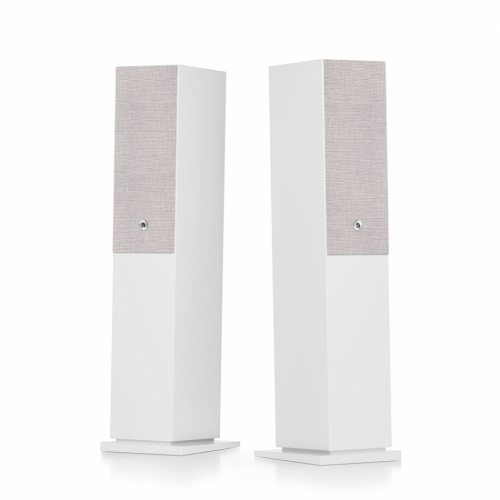 Audio Pro A48 W strømmingshøyttaler drevet av Linkplay med HDMI ARC, hvitt par i gruppen Høyttalere / Aktive stereohøyttalere hos Ljudfokus (287A48WW)