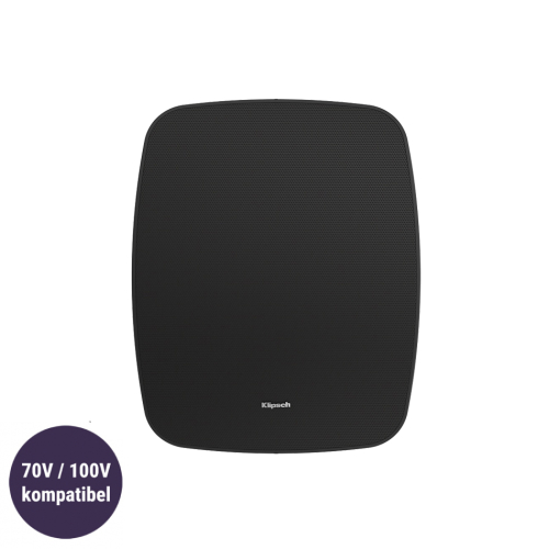 Klipsch PSM-650-T værbestandig høyttaler 100V-kompatibel, svart stk i gruppen Installasjonslyd / Værbestandige høyttalere hos Ljudfokus (288PSM650TB)
