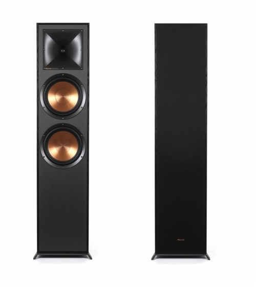 Klipsch R-820F gulvhøyttalere, svart par i gruppen Høyttalere / Gulvstående høyttalere hos Ljudfokus (288R820F)