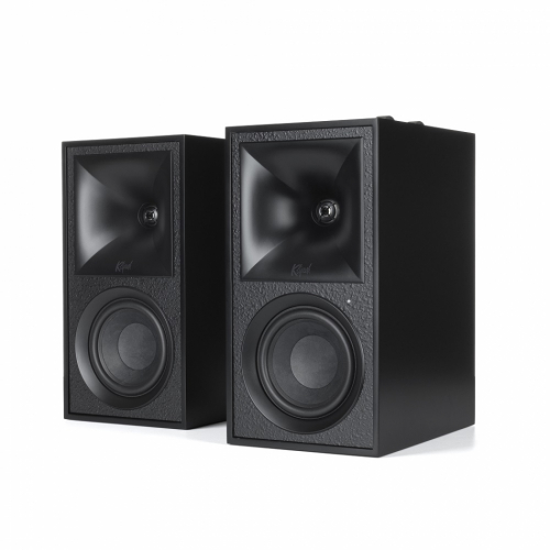 Klipsch The Fives aktive høyttalere inkl. Atonemo Streamplayer, svart par i gruppen Høyttalere / Aktive stereohøyttalere hos Ljudfokus (288THEFIVESB)