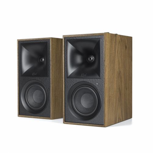 Klipsch The Fives aktive høyttalere inkl. Atonemo Streamplayer, valnøtt par i gruppen Høyttalere / Aktive stereohøyttalere hos Ljudfokus (288THEFIVESW)