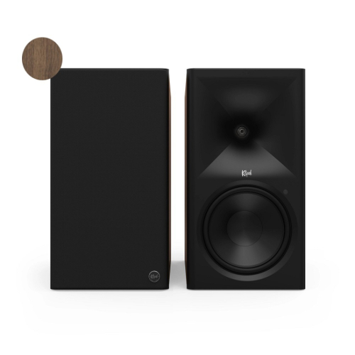 Klipsch The Nines II streaminghøyttalere med HDMI, Dolby Atmos & Dirac Live, valnøtt par i gruppen Høyttalere / Aktive stereohøyttalere hos Ljudfokus (288THENINESIIW)
