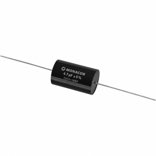 Monacor MKPA-47 filmkondensator polypropylen 4.7 uF, 250V i gruppen Byggesett / Delefiltre hos Ljudfokus (290MKPA47)