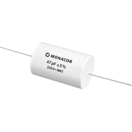 Monacor MKTA-470 Kondensator, metallbelagt polyesterfilm 47 uF, 250V i gruppen Byggesett / Delefiltre hos Ljudfokus (290MKTA470)