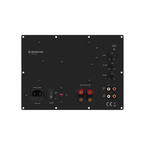 Monacor SAM-300D innbyggingsforsterker for subwoofer i gruppen Byggesett / Subwooferforsterkere hos Ljudfokus (290SAM300D)