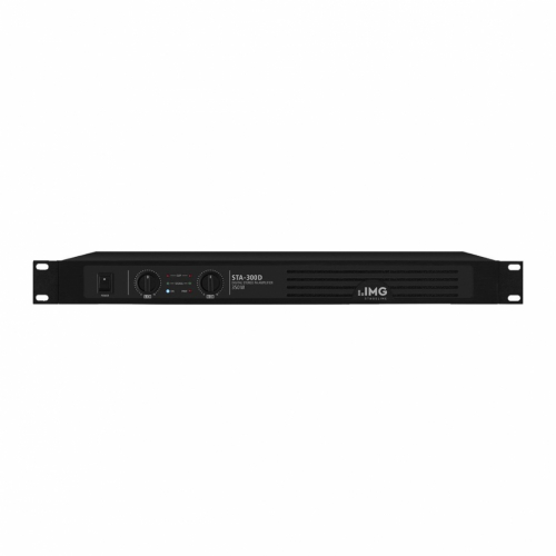 IMG Stageline STA-300D PA-effektforsterker med Hypex-moduler, 2x100 Watt i gruppen Installasjonslyd / Installasjonsforsterkere hos Ljudfokus (290STA300D)