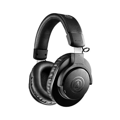 Audio Technica ATH-M20xBT, trådløse over-ear-hodetelefoner, svart i gruppen Hodetelefoner / Trådløse hodetelefoner hos Ljudfokus (292ATHM20XBTB)