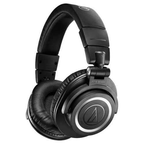 Audio Technica ATH-M50xBT2 trådløse over-ear hodetelefoner, svart i gruppen Hodetelefoner / Trådløse hodetelefoner hos Ljudfokus (292ATHM50XBT2)
