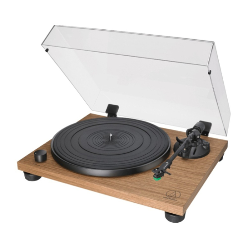 Audio-Technica AT-LPW40WN platespiller med RIIA & AT-VM95E-pickup, valnøtt i gruppen Vinyl / Platespillere hos Ljudfokus (292ATLPW40WN)