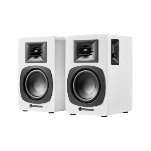 Audio Technica AT-SP3X aktive stereohøyttalere, hvitt par i gruppen Høyttalere / Aktive stereohøyttalere hos Ljudfokus (292ATSP3XW)