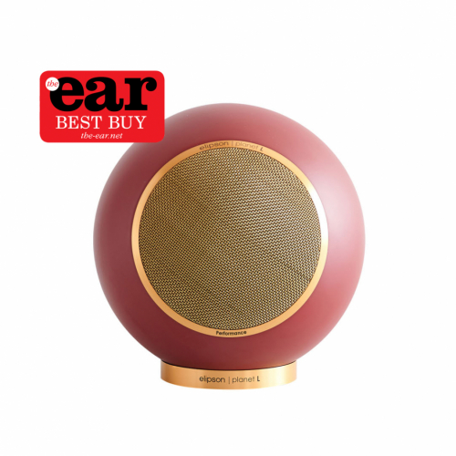 Elipson Planet L Performance kulehøyttaler, mattlakkert Burgundy Gold stk i gruppen Høyttalere / Stativhøyttalere hos Ljudfokus (303ELIPLALPERBDG)