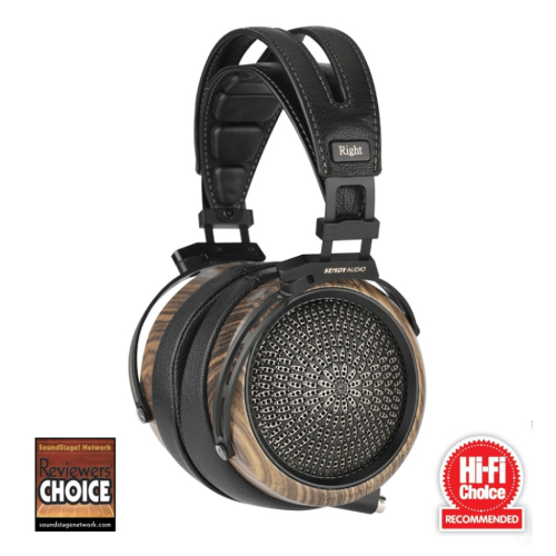 Sendy Audio Peacock High End-klassifisert over-ear hodetelefon, svart i gruppen Hodetelefoner / Hodetelefoner med kabel hos Ljudfokus (311PEACOCKBLK)