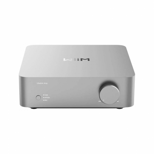 WiiM Vibelink Amp stereoforsterker med DAC, sølv i gruppen Forsterkere / Stereoforsterkere hos Ljudfokus (312VIBELINKAMPS)