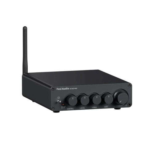 Fosi Audio BT30D PRO (48V) kompakt 2.1 stereoforsterker med Bluetooth i gruppen Forsterkere / Stereoforsterkere hos Ljudfokus (317BT30DPRO48V)