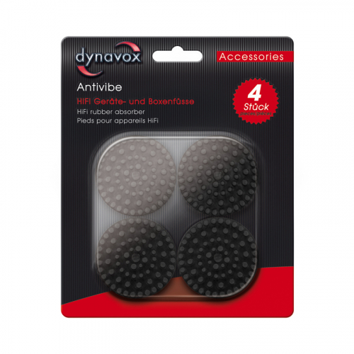 Dynavox AntiVibe Rund 53mm, 4-pack i gruppen Øvrig / Vibrasjonsdemping hos Ljudfokus (320207469)