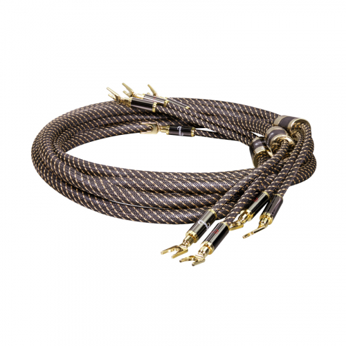 Dynavox Black Line LS-kabel, terminert høyttalerkabel stereopar i gruppen Kabler / Høyttalerkabler hos Ljudfokus (320207482VAR)