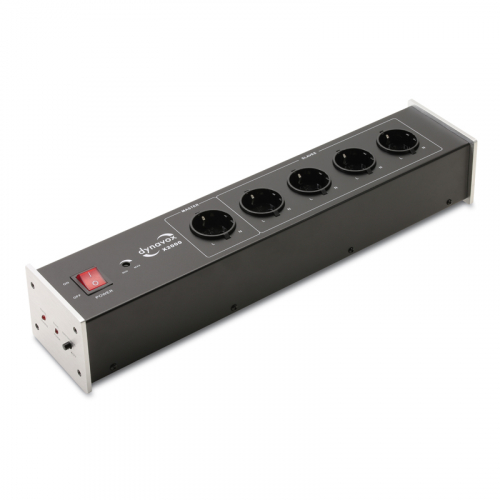 Dynavox X2000 nettfilter med Master/Slave-funksjon, sølv i gruppen Øvrig / Strømprodukter - strømfiltre hos Ljudfokus (320207682)