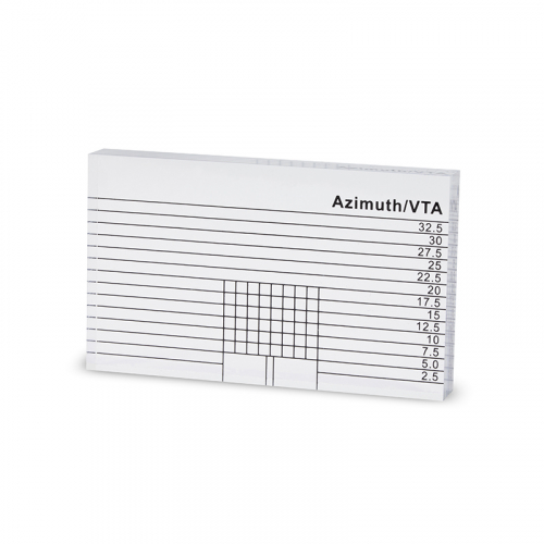 Dynavox AZV-1 linjal for innstilling av azimut i gruppen Vinyl / Platespillertilbehør hos Ljudfokus (320208097)