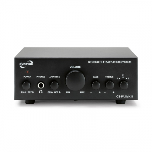 Dynavox CS-PA1 mkII kompakt stereoforsterker, svart i gruppen Forsterkere / Stereoforsterkere hos Ljudfokus (320CSPA1MKB)